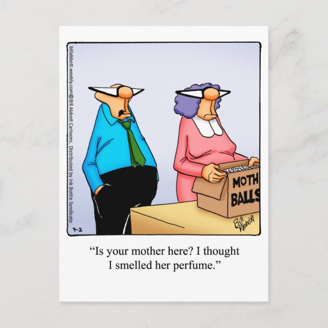 Keep In Touch Humour Postcard "Spectickles" (Front)