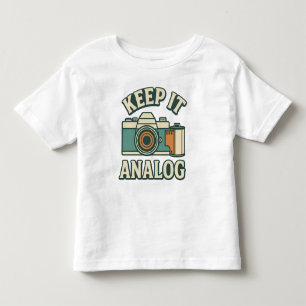 Keep it analogue toddler T-Shirt