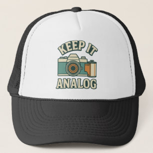 Keep it analogue trucker hat