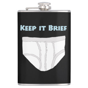Keep it Brief Hip Flask