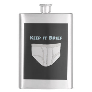 Keep it Brief Hip Flask