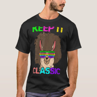 Keep It Classic  Alpaca 80's 90's Llama T-Shirt