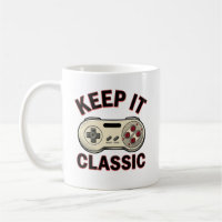 Keep It Classic Retro Video Game Controller Mug
