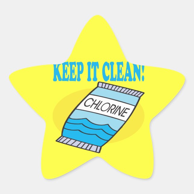 Keep It Clean Star Sticker (Front)