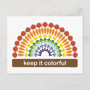 Keep It Colourful Postcard
