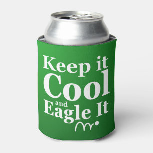 Keep It Cool And Eagle It Golf Club Name Own Name Can Cooler