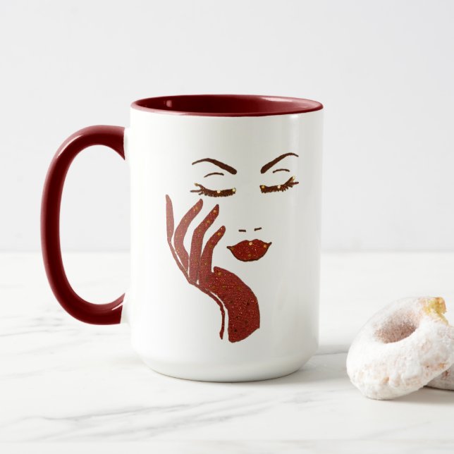 KEEP IT CUTE SERIES -RED MUG (With Donut)