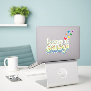 Keep It Easy Retro Pride Typography Design
