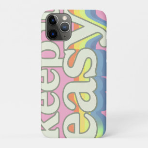 Keep It Easy Retro Pride Typography Design Case-Mate iPhone Case