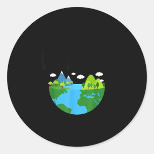 Keep It Green Earth Day Planet Environmental Aware Classic Round Sticker
