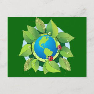 Keep it Green for Earth Day Postcard