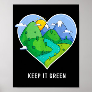 Keep it green save the planet earth day 2026 idea  poster