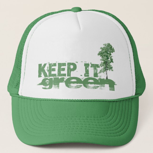 Keep it Green Trucker Hat (Front)
