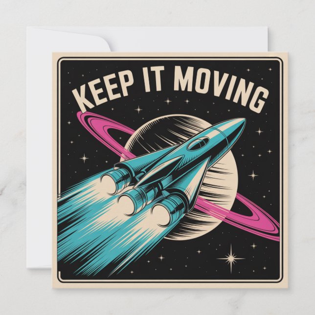 Keep It Moving Card (Front)