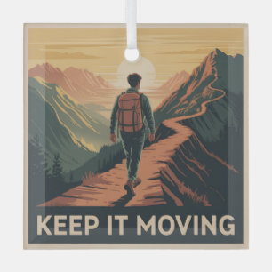 Keep It Moving Glass Tree Decoration