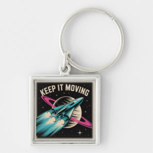 Keep It Moving Key Ring