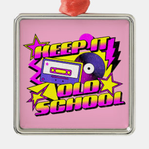 Keep it old school metal tree decoration