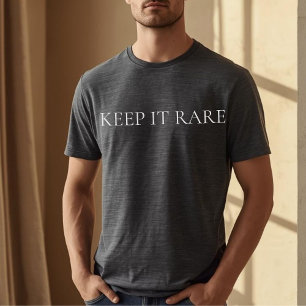 Keep It Rare Charcoal Minimalist T-Shirt