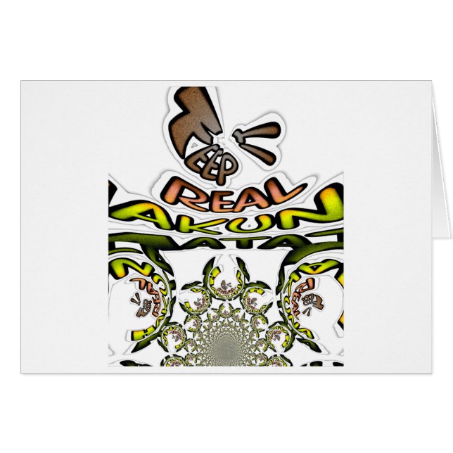 "Keep It Real" Kaleidoscope Art Print/Graphic (Front Horizontal)