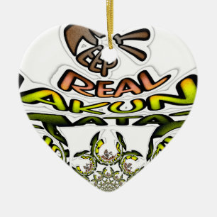 Keep It Real: Kaleidoscope Art Print/Graphic Ceramic Tree Decoration