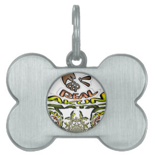 Keep It Real: Kaleidoscope Art Print/Graphic Pet Name Tag