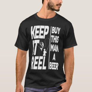 Keep It Reel Cool Dad Fishing Daddy Fisherman Fath T-Shirt