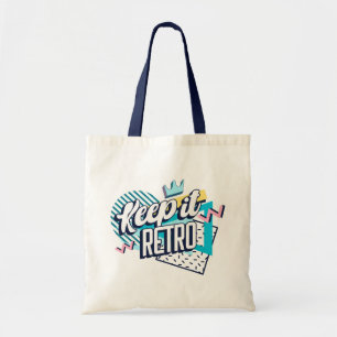 Keep It Retro – Vintage 80s Style Retro Tote Bag