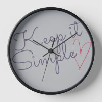 Keep it simple
