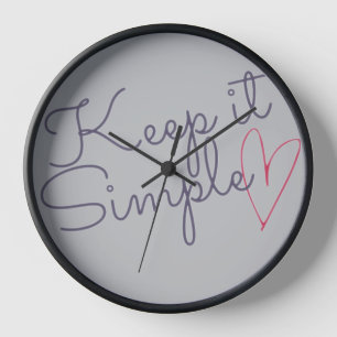 Keep it simple clock