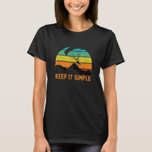 Keep It Simple Graphic Paragliding Paraglider Para T-Shirt