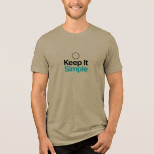 Keep It Simple - Minimal Design KISS Shirt