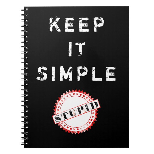 Keep it Simple - Notebook (Front)