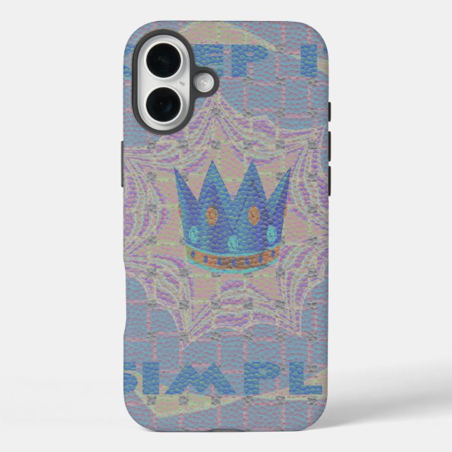 Keep It Simple: Pastel Royal Clarity Pattern Art Case-Mate iPhone Case (Back)