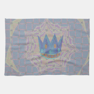 Keep It Simple: Pastel Royal Clarity Pattern Art Tea Towel