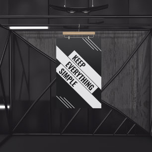 Keep It Simple Poster
