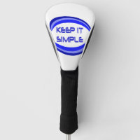 Keep it Simple Quote Recovery Slogan In Blue