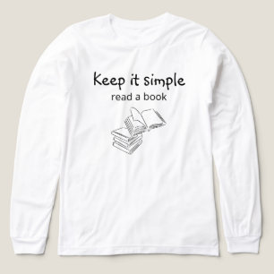 Keep it simple - read a book Tri-Blend shirt