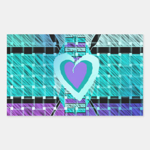 Keep it simple rectangular sticker