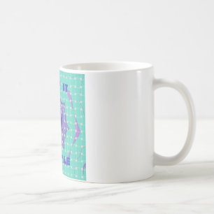 Keep It Simple: The Royal Clarity Pattern Art Coffee Mug