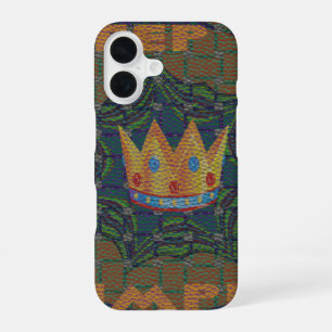 Keep It Simple: The Royal Clarity Pattern Design iPhone 16 Case