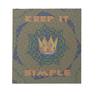 Keep It Simple: The Royal Clarity Pattern Design Notepad