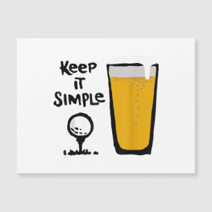 Keep It Simples Funny Golf Beer