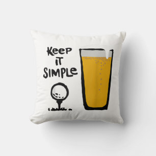 Keep It Simples Funny Golf Beer Cushion