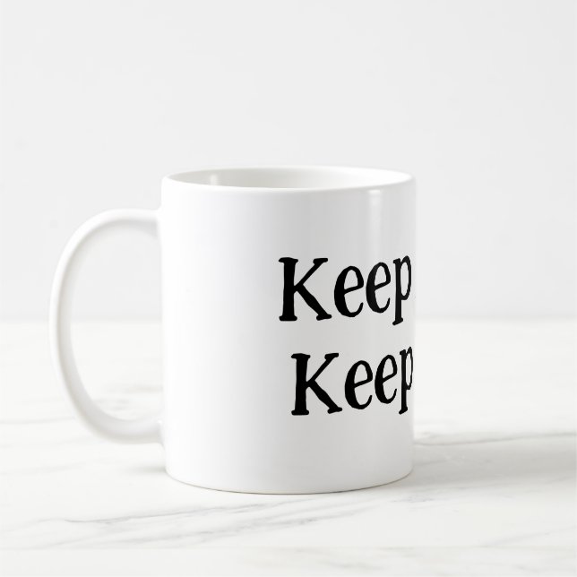 Keep It Slow, Keep It Real Coffee Mug (Left)