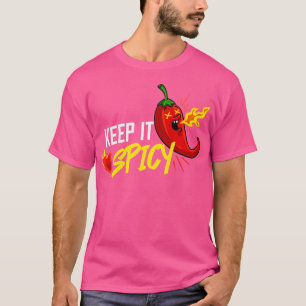 Keep It Spicy Hot Jalapeno Habanero Pepper T-Shirt