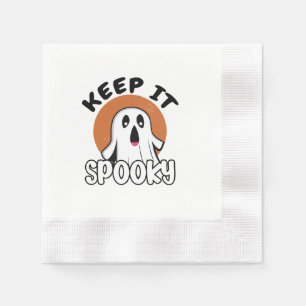 Keep it spooky napkin
