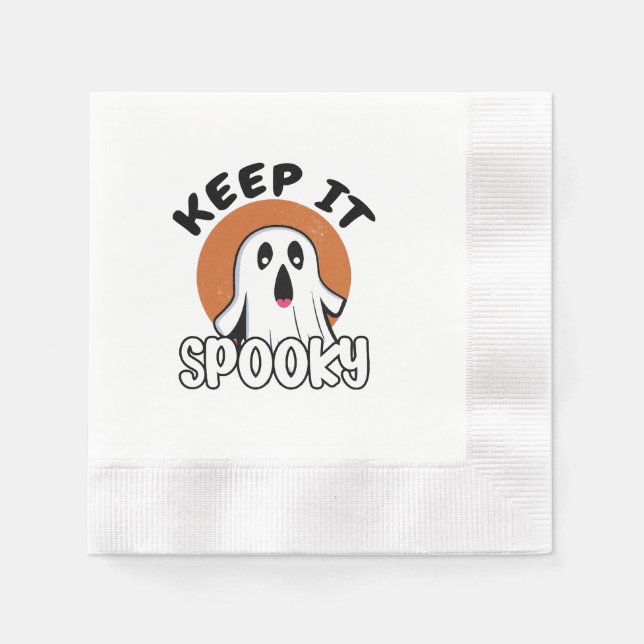 Keep it spooky napkin (Front)
