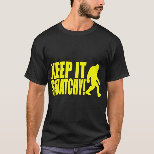KEEP IT SQUATCHY! FINDING BIGFOOT - CLASSIC BOBO T-Shirt (Front)