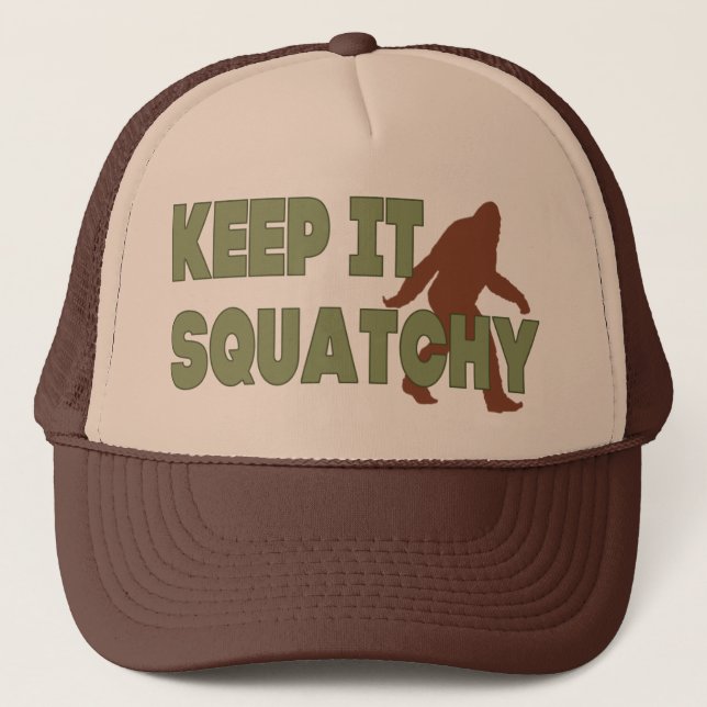 Keep It Squatchy Trucker Hat (Front)