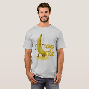 Keep It Tide – Funny Banana Typography Minimalist T-Shirt